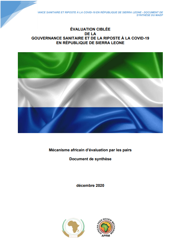 Évaluation ciblée de la gouvernance sanitaire et de la riposte à la COVID-19 en république de Sierra Leone