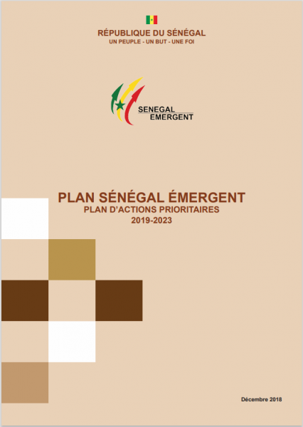 PLAN SÉNÉGAL ÉMERGENT PLAN D’ACTIONS PRIORITAIRES 2019-2023